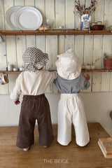 ［The beige］Bijou span pants
