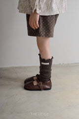 ［The beige］Retro short pants