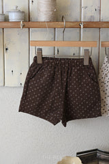 ［The beige］Retro short pants