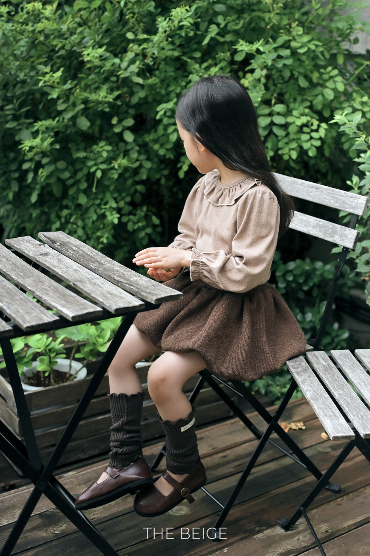 ［The beige］Balloon skirt