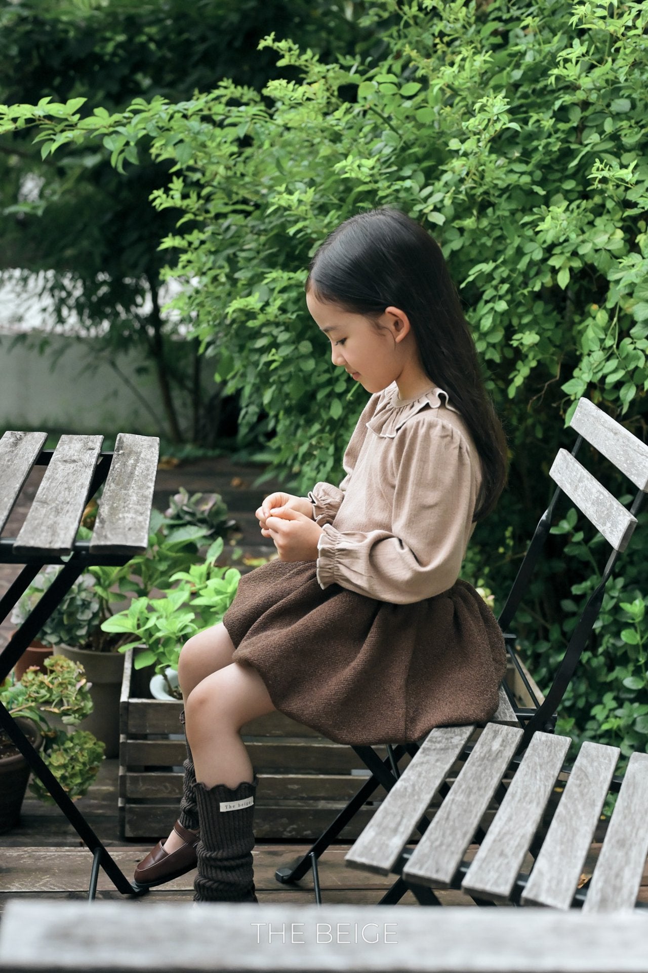 ［The beige］Balloon skirt