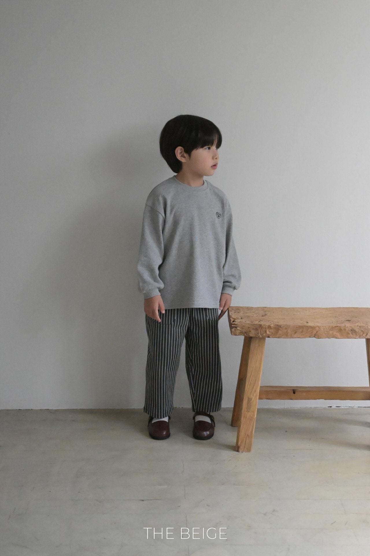 ［The beige］Basic mtm tee (kids)