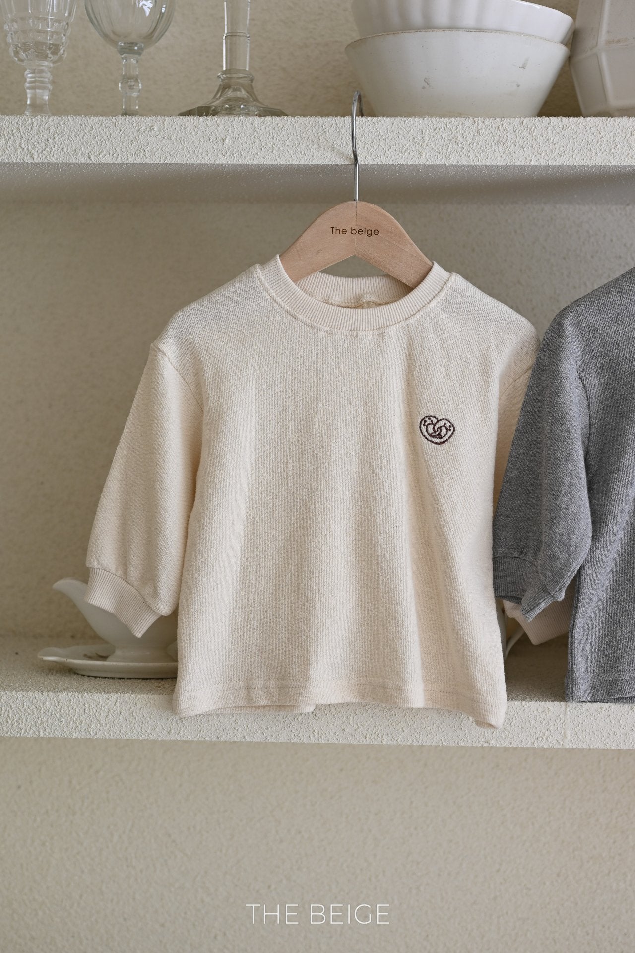 ［The beige］Basic mtm tee (kids)
