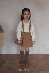 ［The beige］Smock blouse