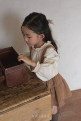 ［The beige］Smock blouse