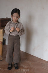 ［The beige］Smock blouse