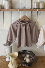 ［The beige］Smock blouse