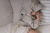 ［The beige］Petit collar rompers
