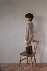 ［The beige］Petit collar shirt