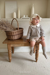 ［The beige］Petit collar shirt