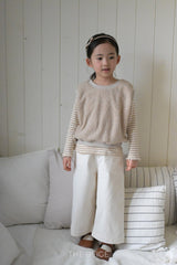 ［The beige］Boucle vest