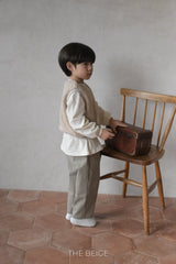 ［The beige］Boucle vest
