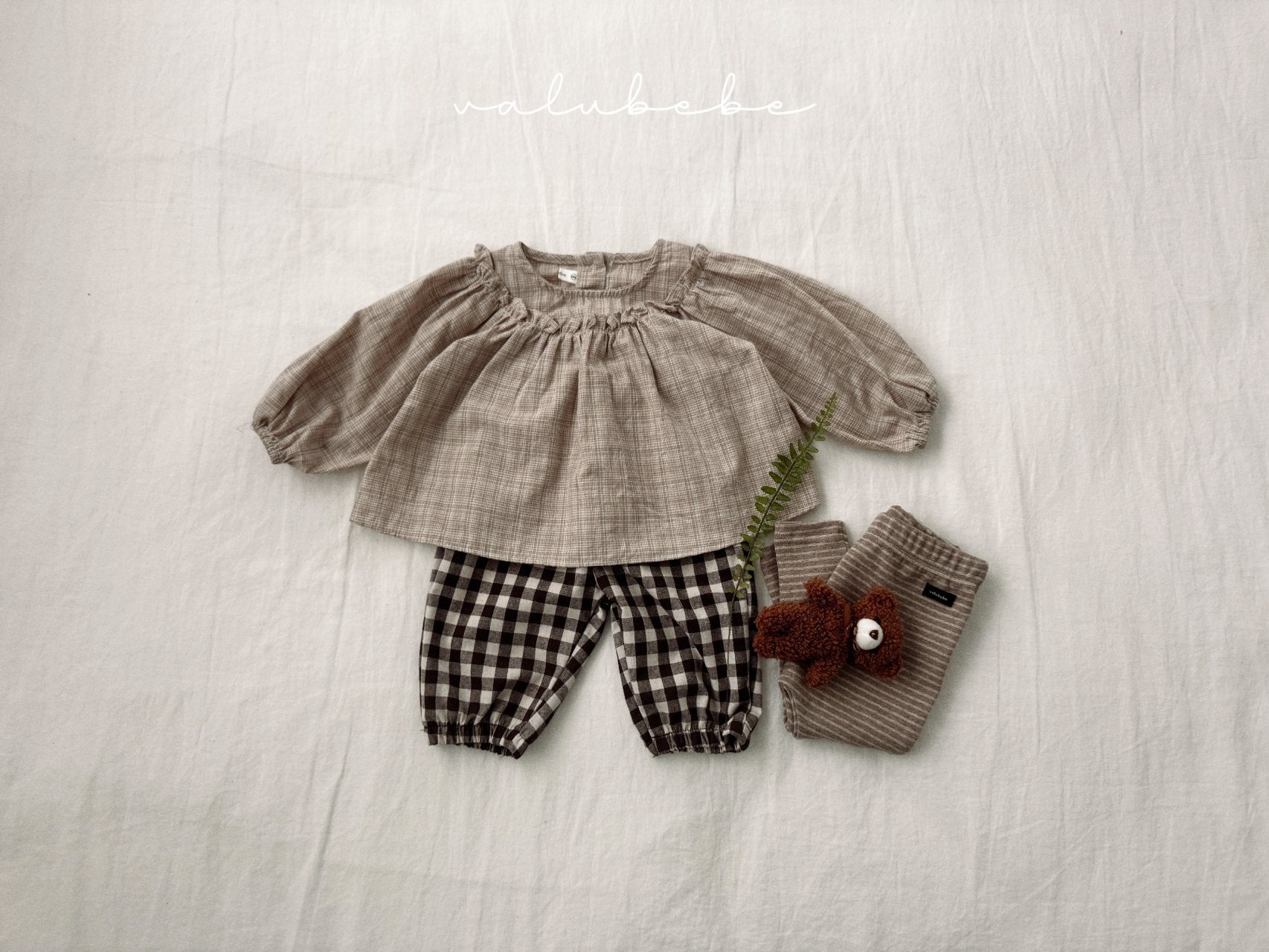 ［valubebe］Autumn embossing pants (baby & kids)