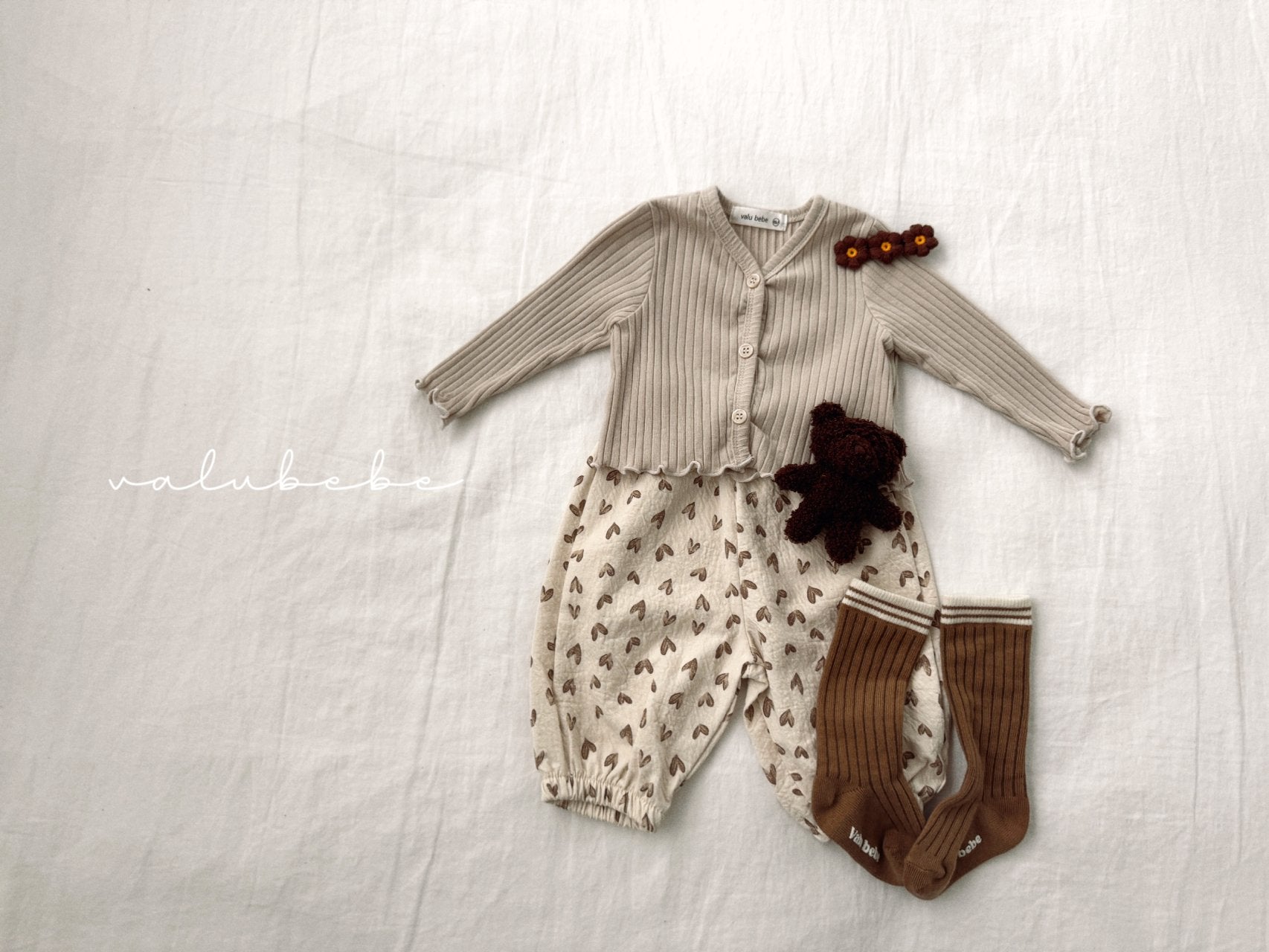 ［valubebe］Autumn embossing pants (baby & kids)