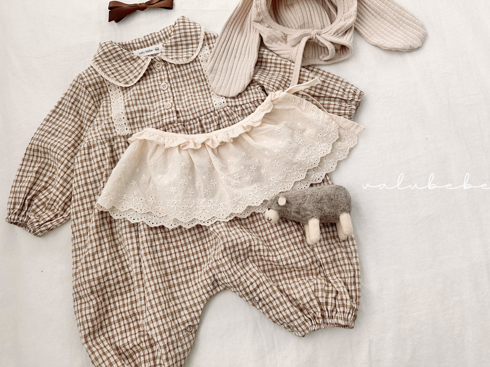 ［valubebe］Nano layered apron skirt (baby & kids)