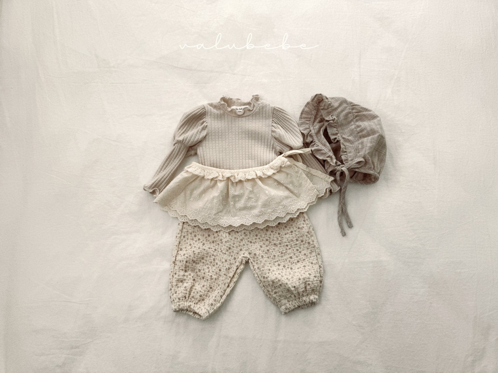 ［valubebe］Nano layered apron skirt (baby & kids)