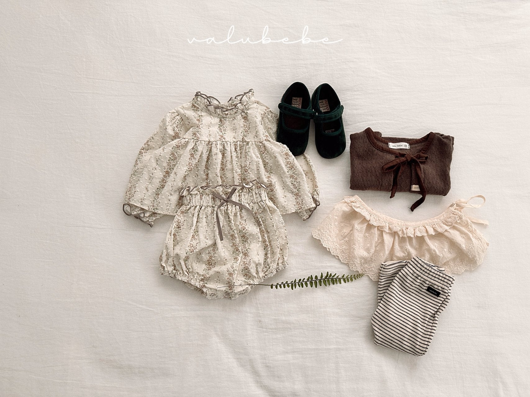 ［valubebe］Nano layered apron skirt (baby & kids)