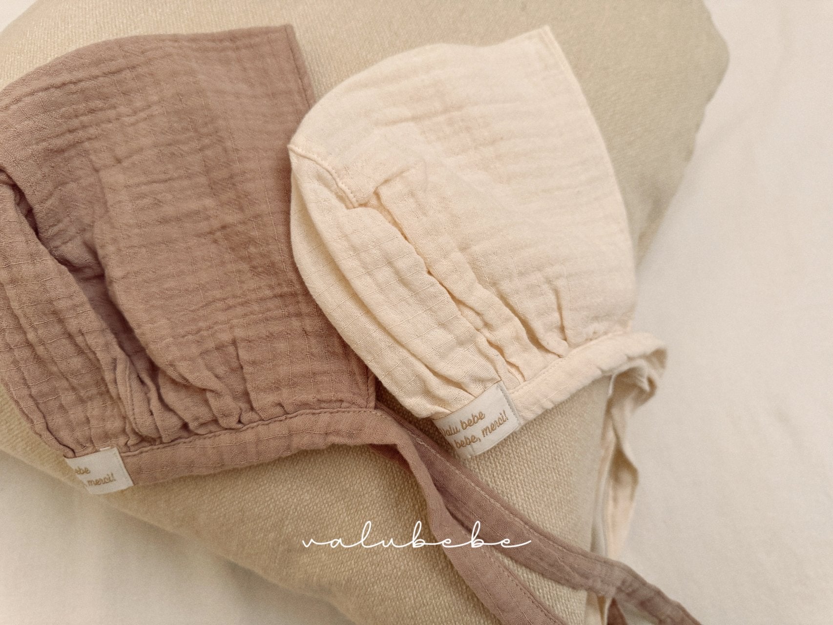 ［valubebe］Natural bonnet (baby)