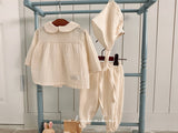 ［valubebe］Natural collar blouse (baby & kids)