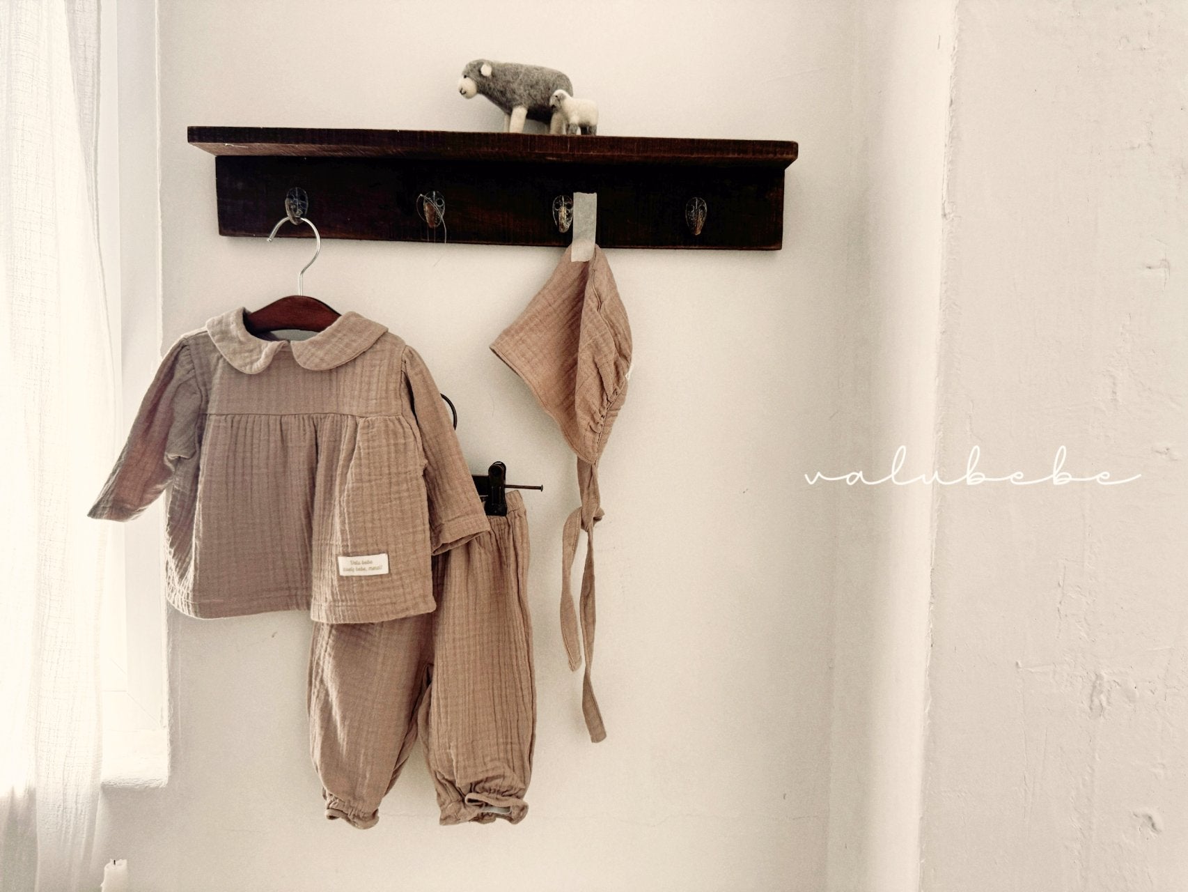 ［valubebe］Natural collar blouse (baby & kids)