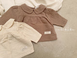 ［valubebe］Natural collar blouse (baby & kids)