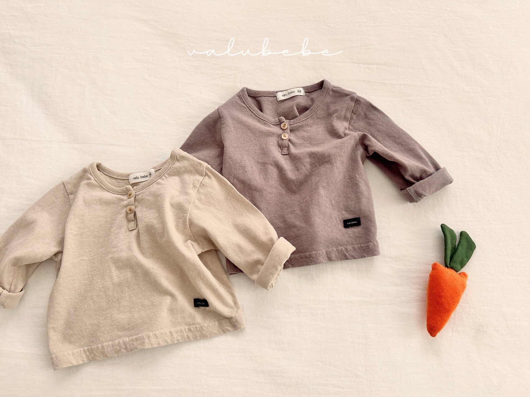 ［valubebe］Day 2button tee (baby &kids)