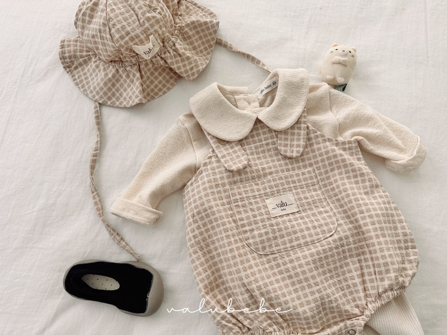 ［valubebe］Round collar tee (baby & kids)