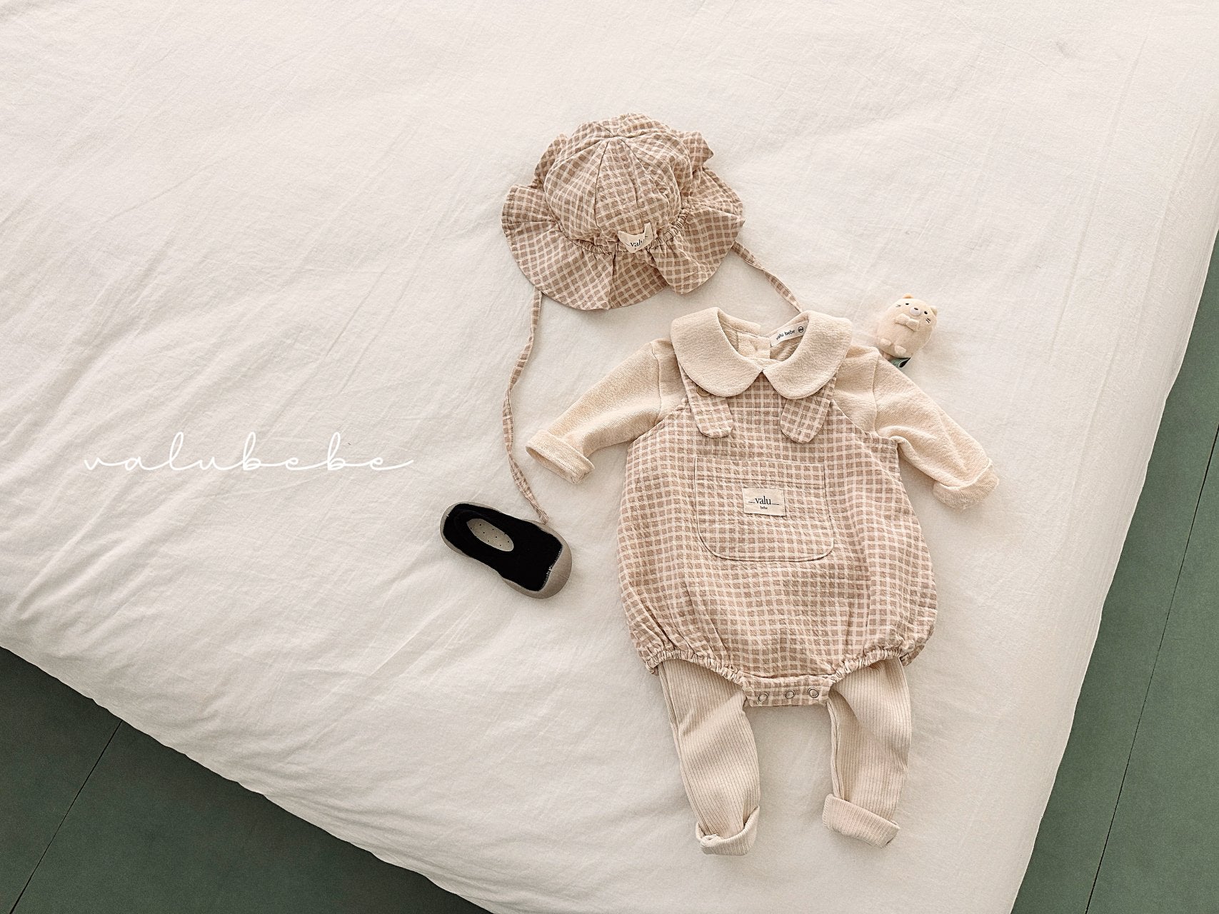 ［valubebe］Round collar tee (baby & kids)