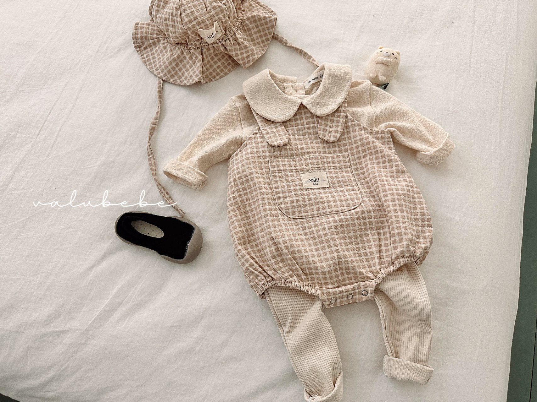 ［valubebe］Round collar tee (baby & kids)