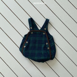 ［bebe holic］Check salopette suit
