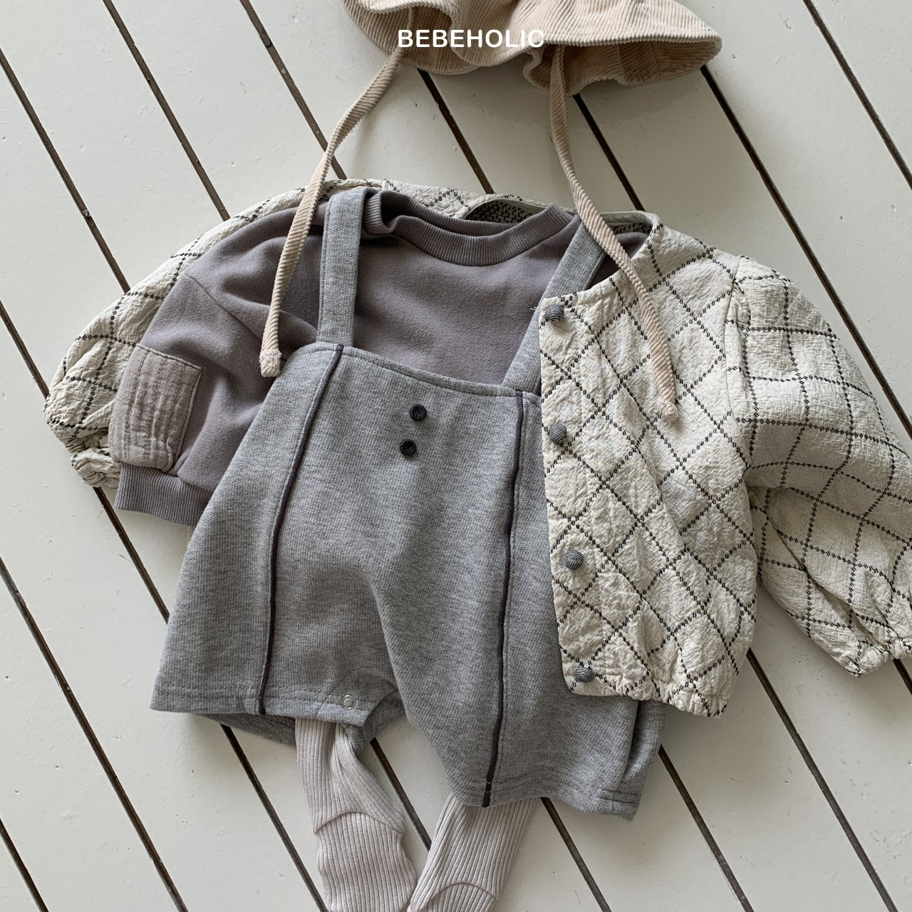 ［bebe holic］Kaeil suspender pants