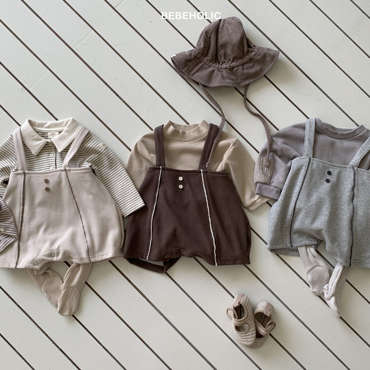 ［bebe holic］Kaeil suspender pants