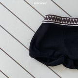 ［bebe holic］Zigzag stitch pants