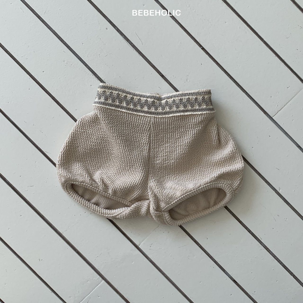 ［bebe holic］Zigzag stitch pants