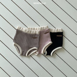 ［bebe holic］Bi-color rib pants