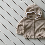 ［bebe holic］Sage eyelet hoodie