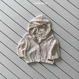 ［bebe holic］Sage eyelet hoodie