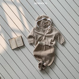 ［bebe holic］Sage eyelet hoodie