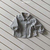 ［bebe holic］Paul raglan stripe shirt