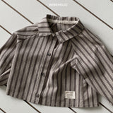 ［bebe holic］Paul raglan stripe shirt