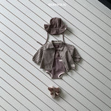［bebe holic］Paul raglan stripe shirt