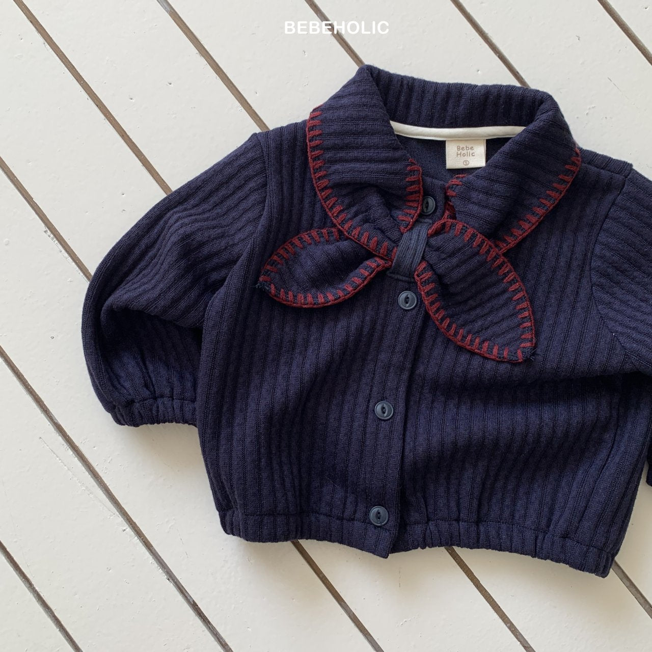 ［bebe holic］Rony collar cardigan