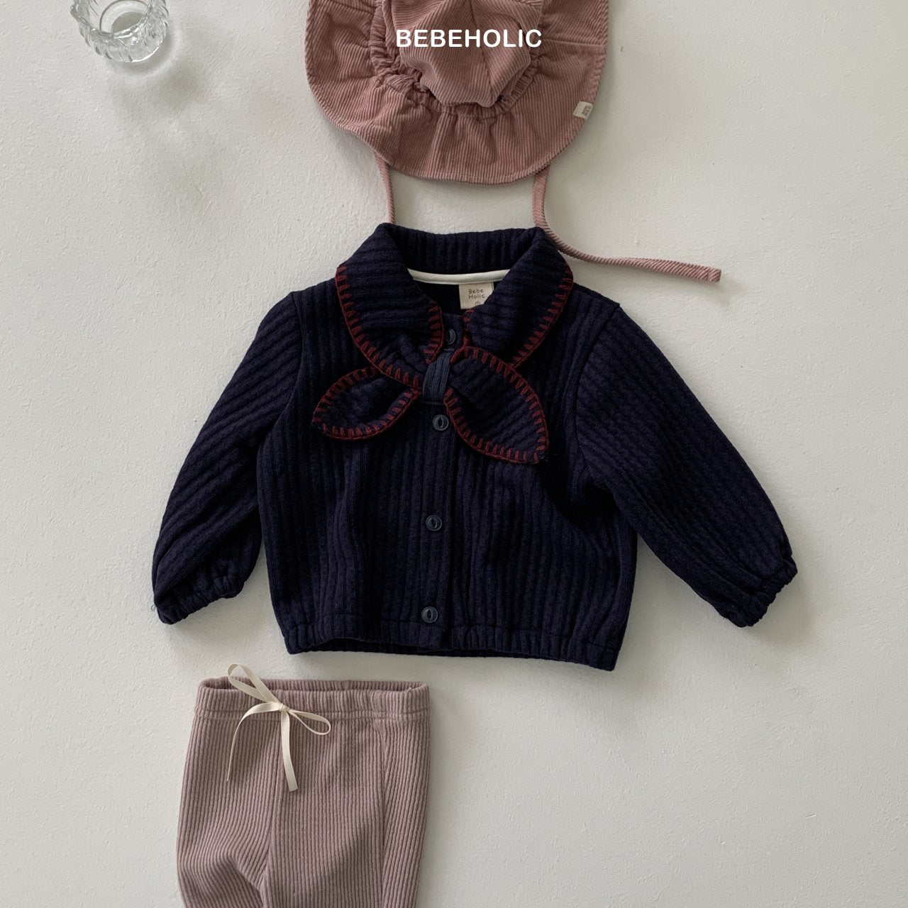 ［bebe holic］Rony collar cardigan