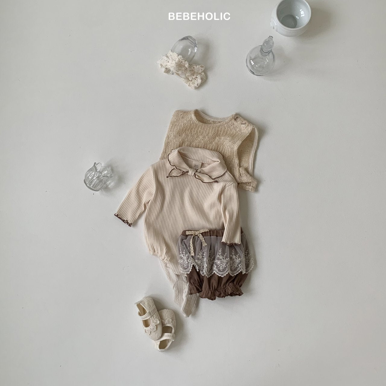 ［bebe holic］Scarf rompers