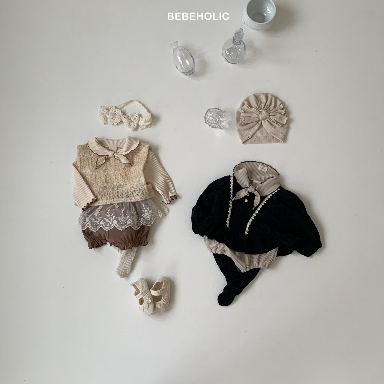 ［bebe holic］Scarf rompers