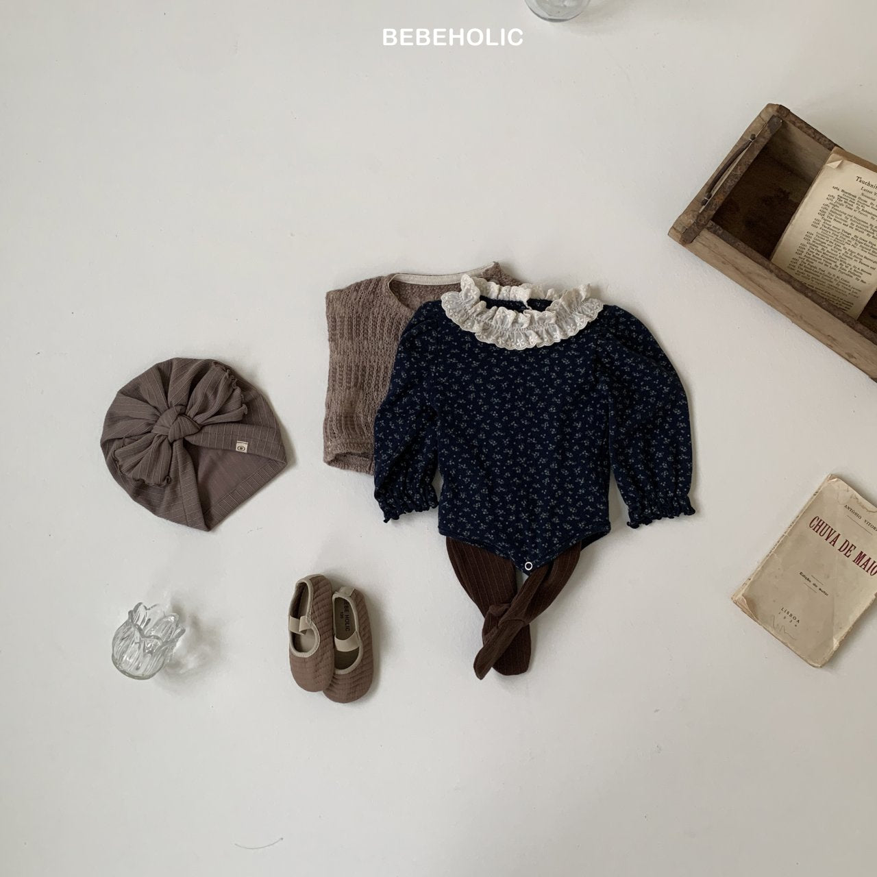 ［bebe holic］Allie flower rompers