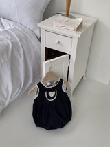 ［bebe holic］Bella heart corduroy rompers
