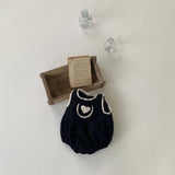 ［bebe holic］Bella heart corduroy rompers