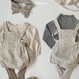 ［bebe holic］Bouquet suspender suit