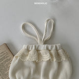 ［bebe holic］Pompon lace suspender bloomer